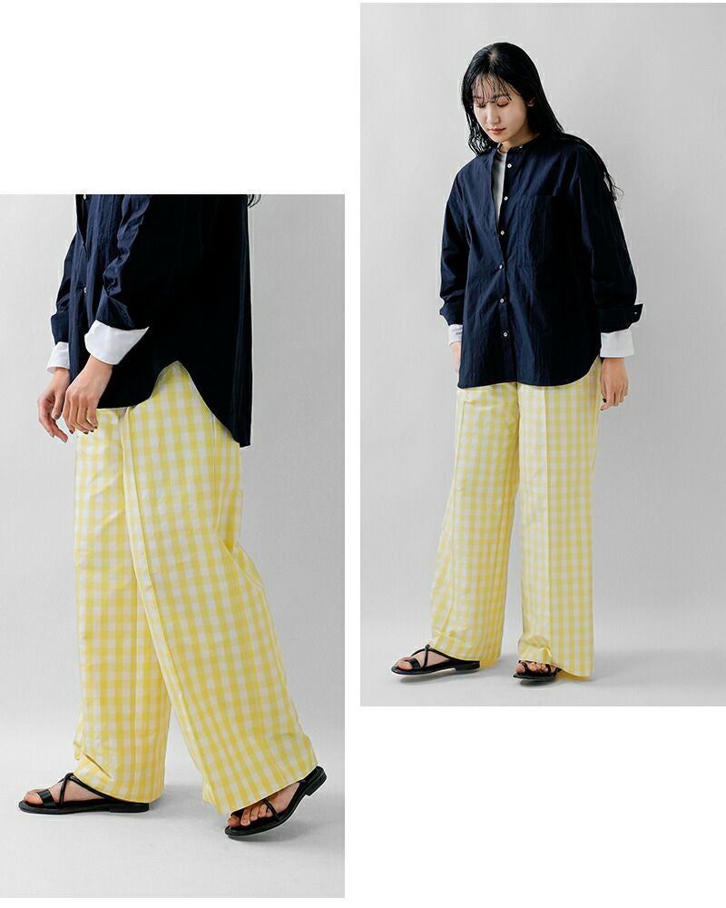 Shinzone シンゾーン ギンガム チェック パンツ GINGHAM CHECK PANTS