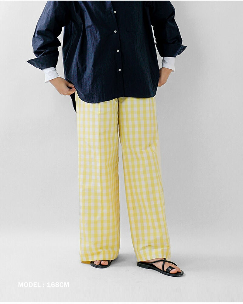 Shinzone シンゾーン ギンガム チェック パンツ GINGHAM CHECK PANTS