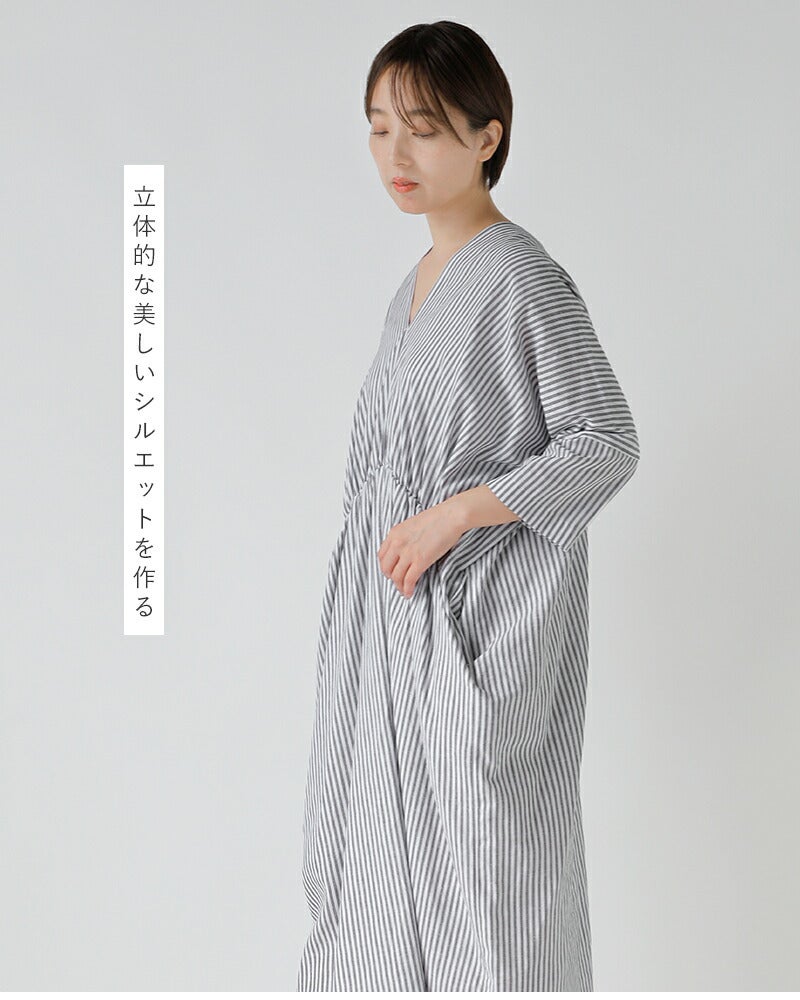 3こ1】【20%OFF】SI-HIRAI スーヒライ リネン / ヘンプ Vネック