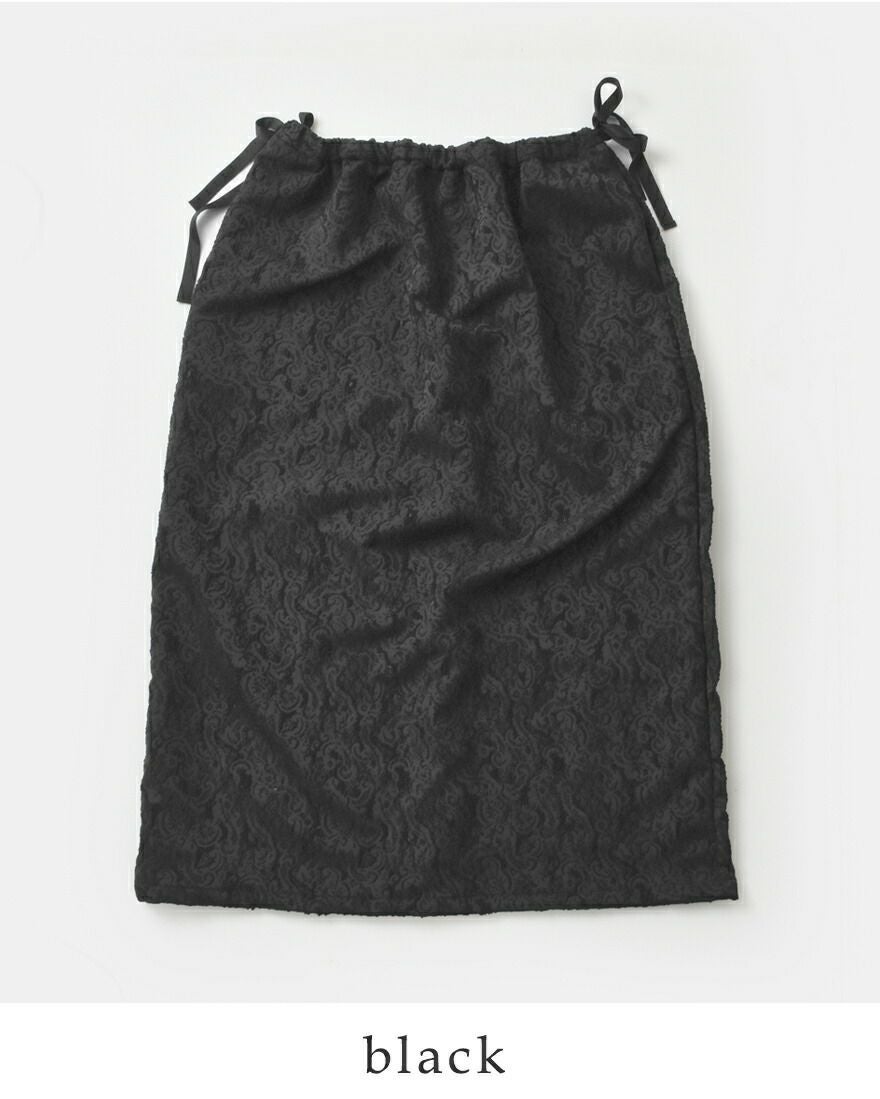 ROBE de PEAU ローブデポー ジャガード ダーンドルスカート “JACQUARD