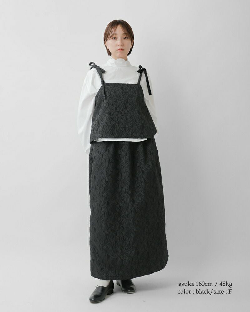 ROBE de PEAU ローブデポー ジャガード ダーンドルスカート “JACQUARD