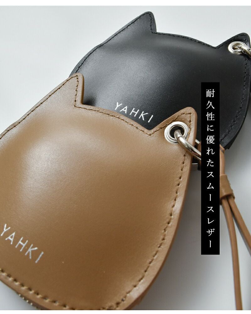 YAHKI ヤーキ スムースレザー キャット ミニポーチ yh-678c レディース