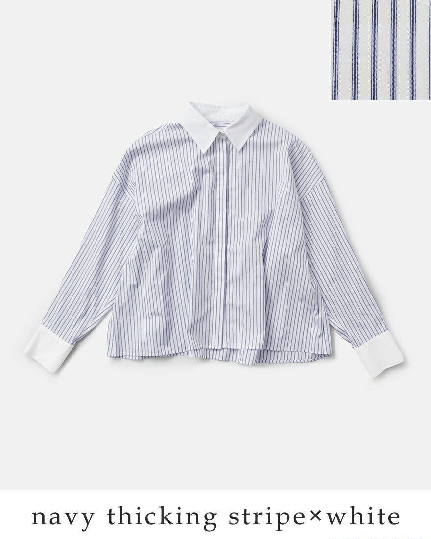 【最終価格】トラディショナルウェザーウェア　ギャザーフリルシャツ ストライプ 30%OFF】Traditional Weatherwear トラディショナルウェザーウェア