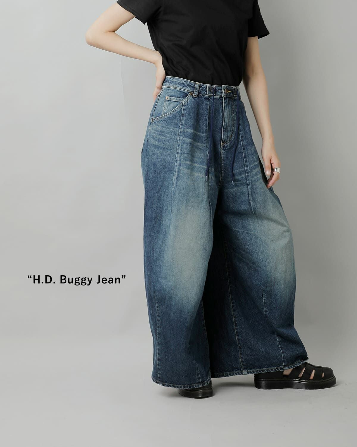 Needles ニードルス 12ozデニム H.D.バギーパンツ “H.D. Buggy Jean