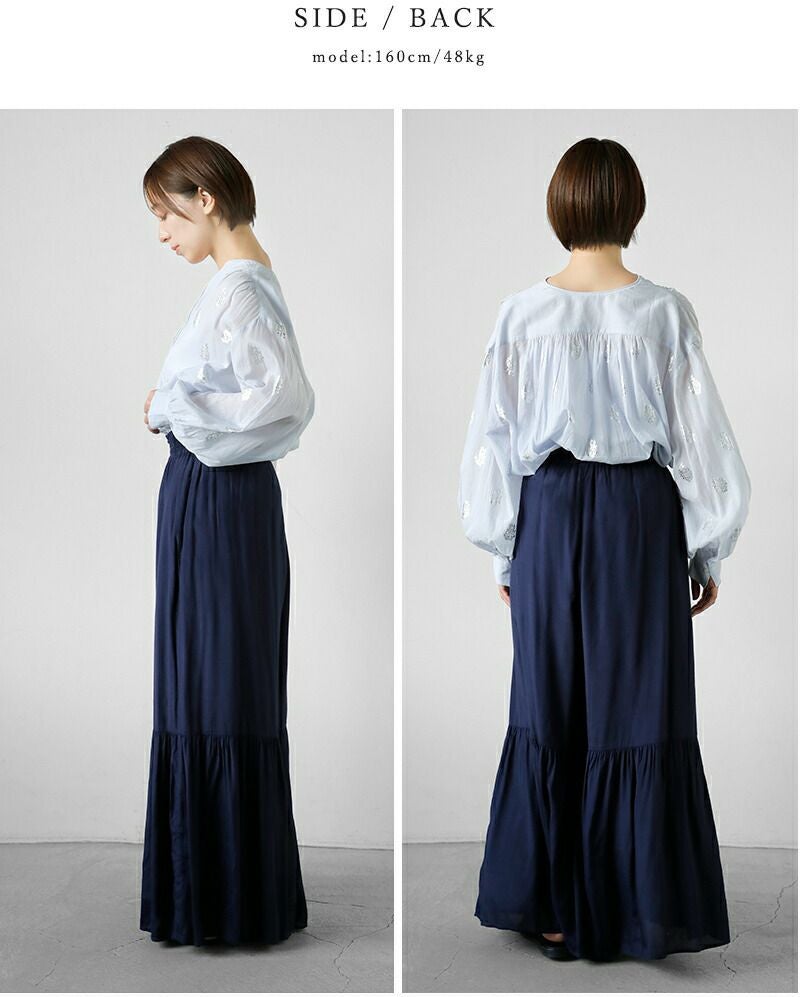 20%OFF】ne Quittez pas ヌキテパ シャントン ティアード パンツ