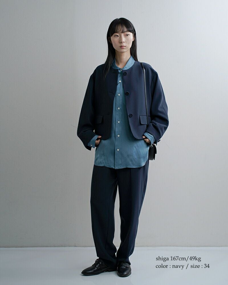 Shinzone シンゾーン ダブル クロス バレル パンツ DOUBLE CLOTH