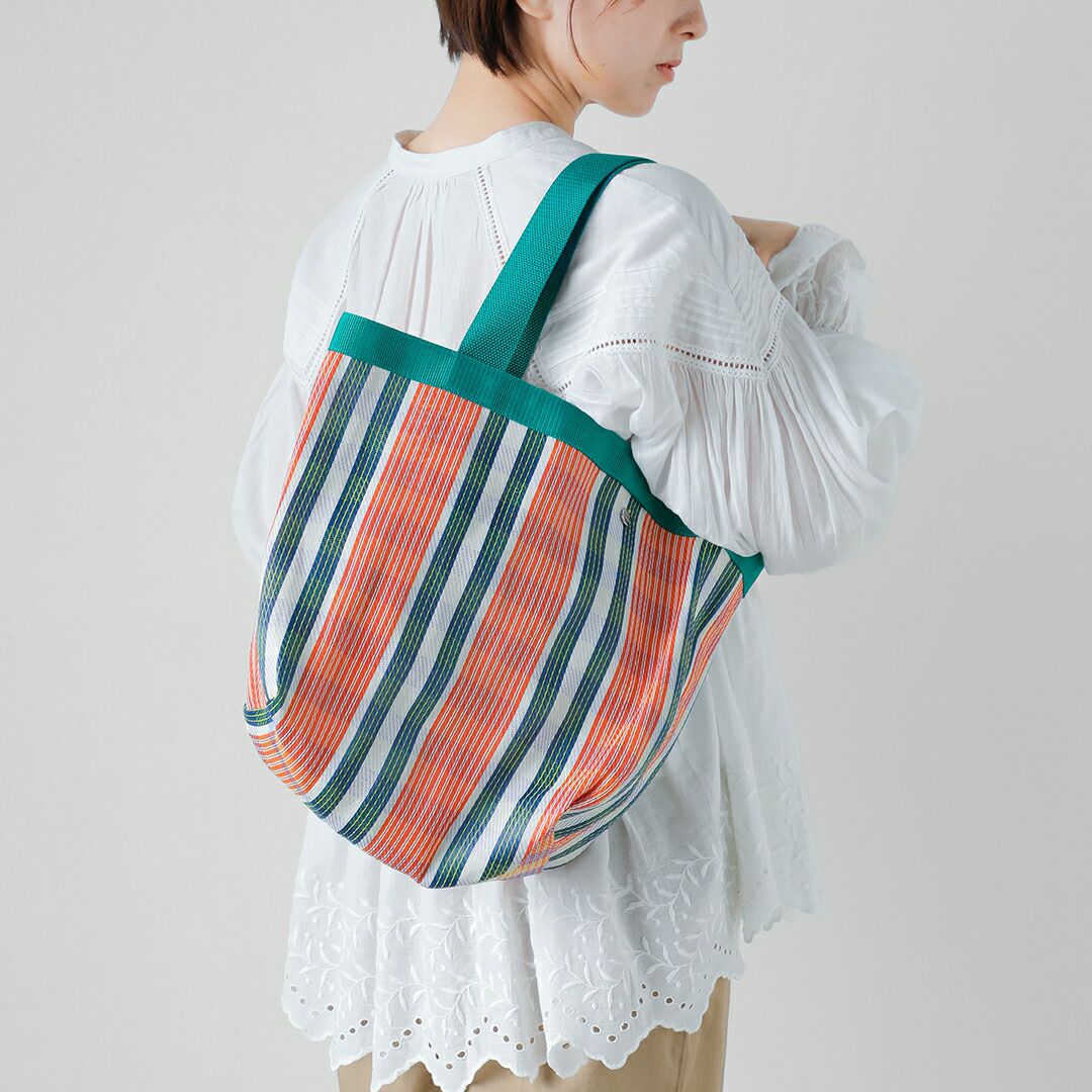 ne Quittez pas ヌキテパ インド カンタ刺繍 マルチラグチェック柄 Cotton Linen Zigzag Flower Print All In One | Pasand by ne Quittez