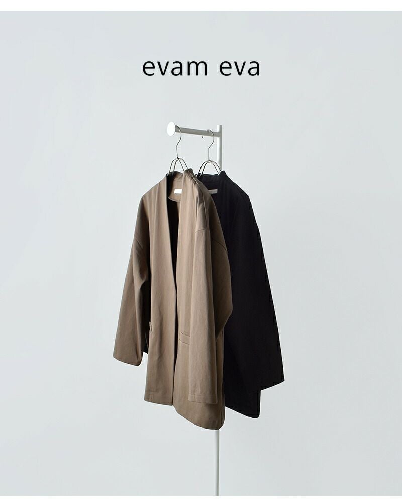 evam eva エヴァムエヴァ コットン ジャケット e261t059 レディース