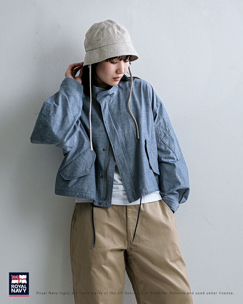 3こ1】【40%OFF】ROYAL NAVY ロイヤルネイビー コットンダンガリー