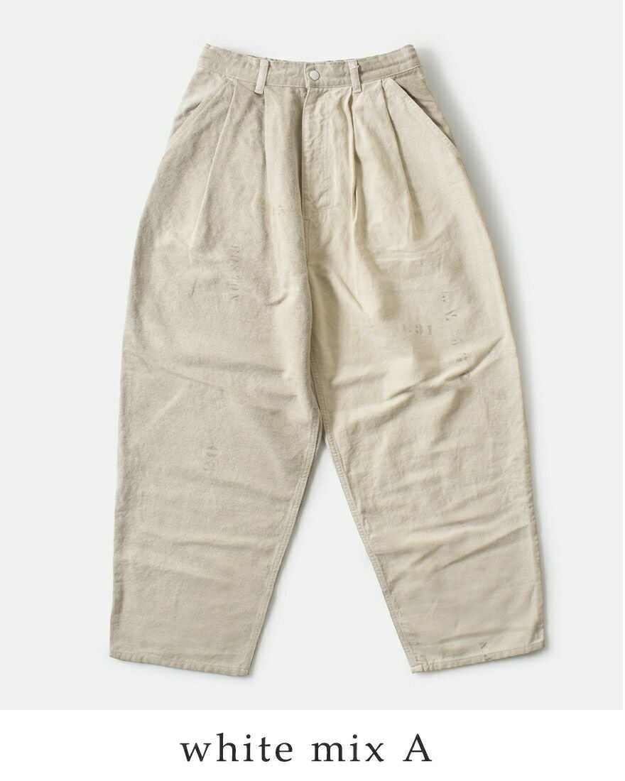 ARTE POVERA アルテポーヴェラ 再構築 ミリタリー 4パネルパンツ 30%OFF】ARTE POVERA アルテポーヴェラ コットンリネン フランスUSED