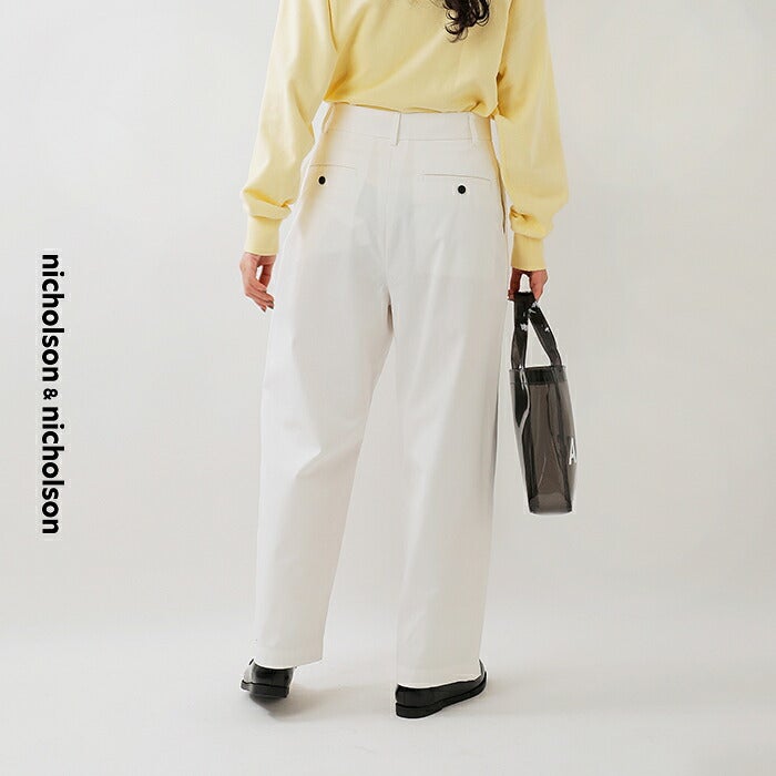 nicholson&nicholson ニコルソンアンドニコルソン コットン チノパンツ
