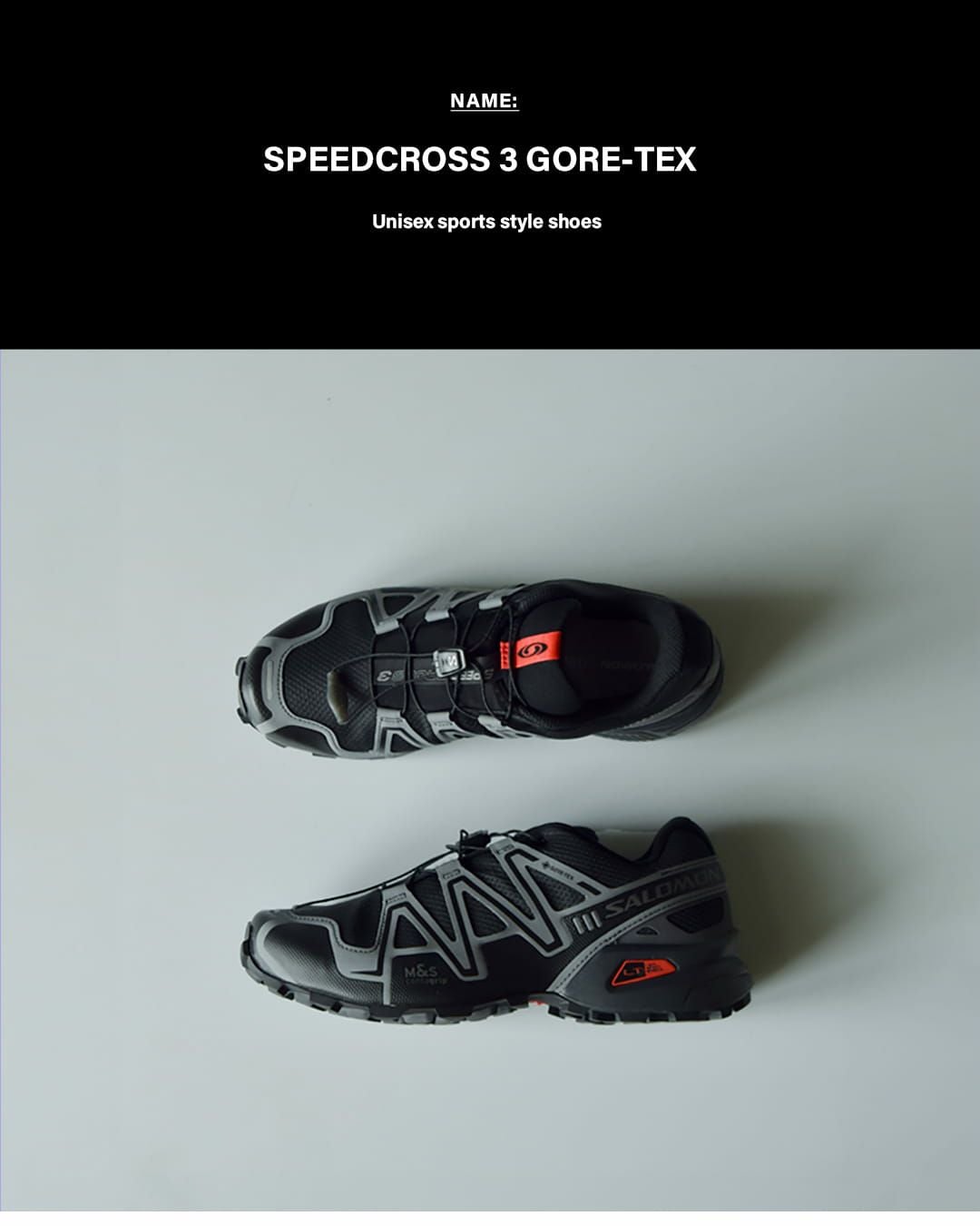 Salomon サロモン SPEEDCROSS 3 GTX ゴアテックス スニーカー