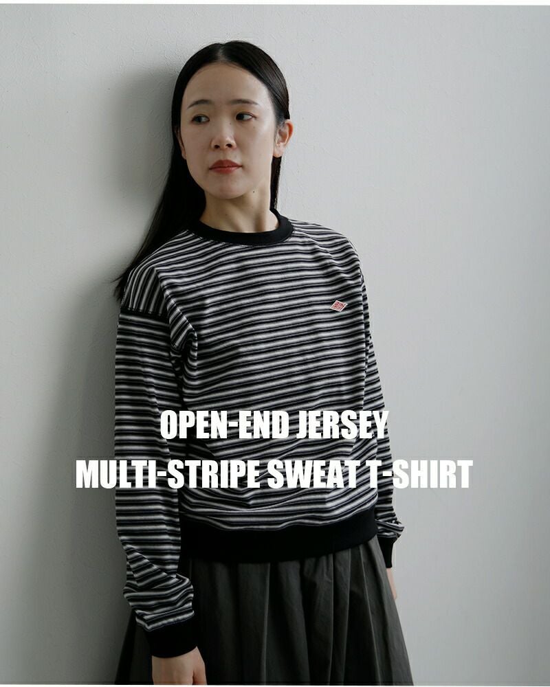 トップス h 3こ1】【30%OFF】DANTON ダントン オープンエンドジャージー マルチ