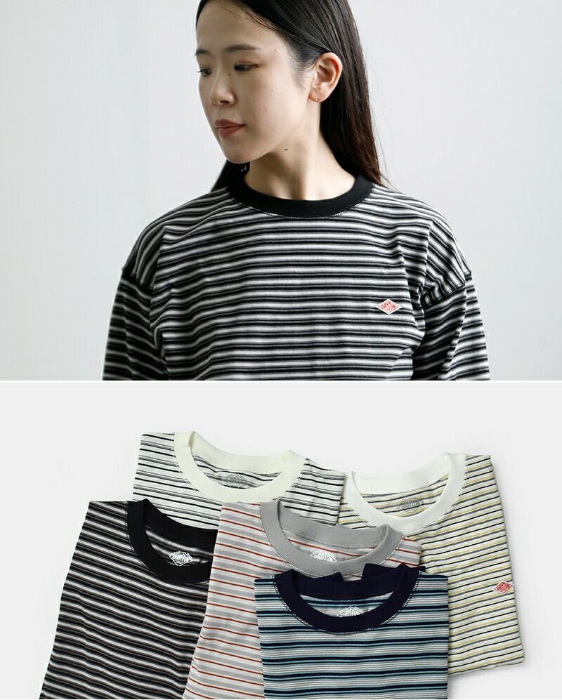 3こ1】【30%OFF】DANTON ダントン オープンエンドジャージー マルチ