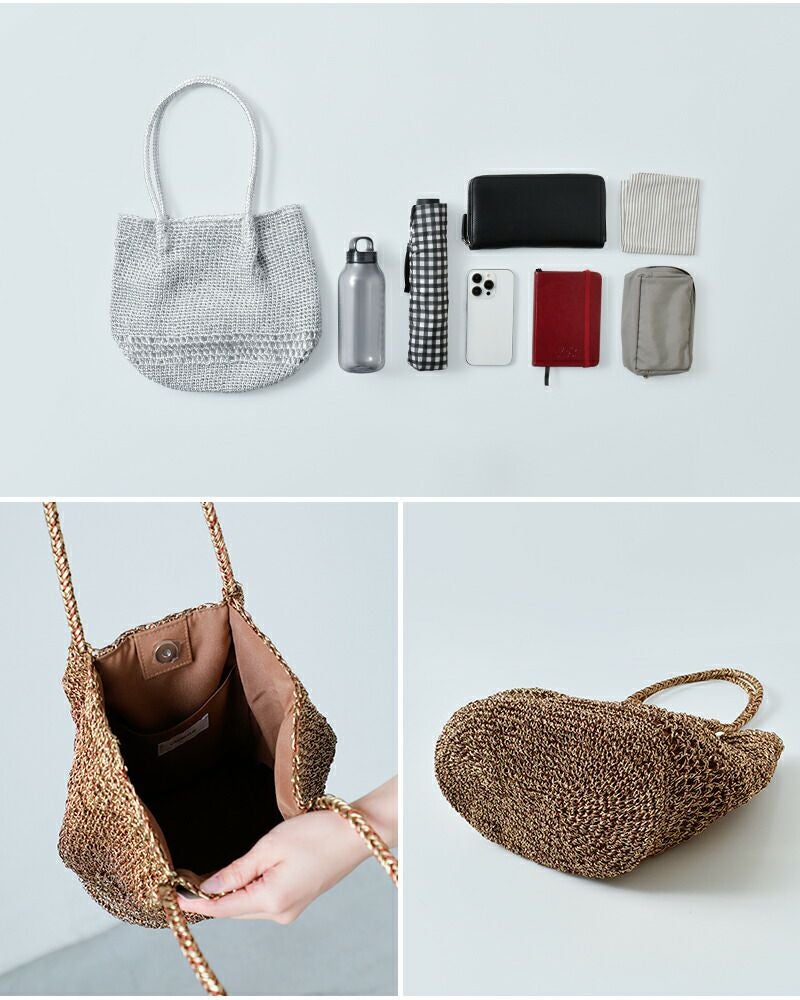 CACHELLIE カシェリエ メタリック トートバッグ METALLIC TOTE
