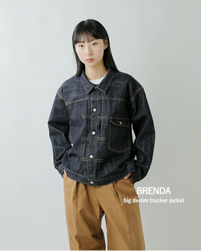 LENO リノ ビッグデニムトラッカージャケット BRENDA leno-jj003 ユニ