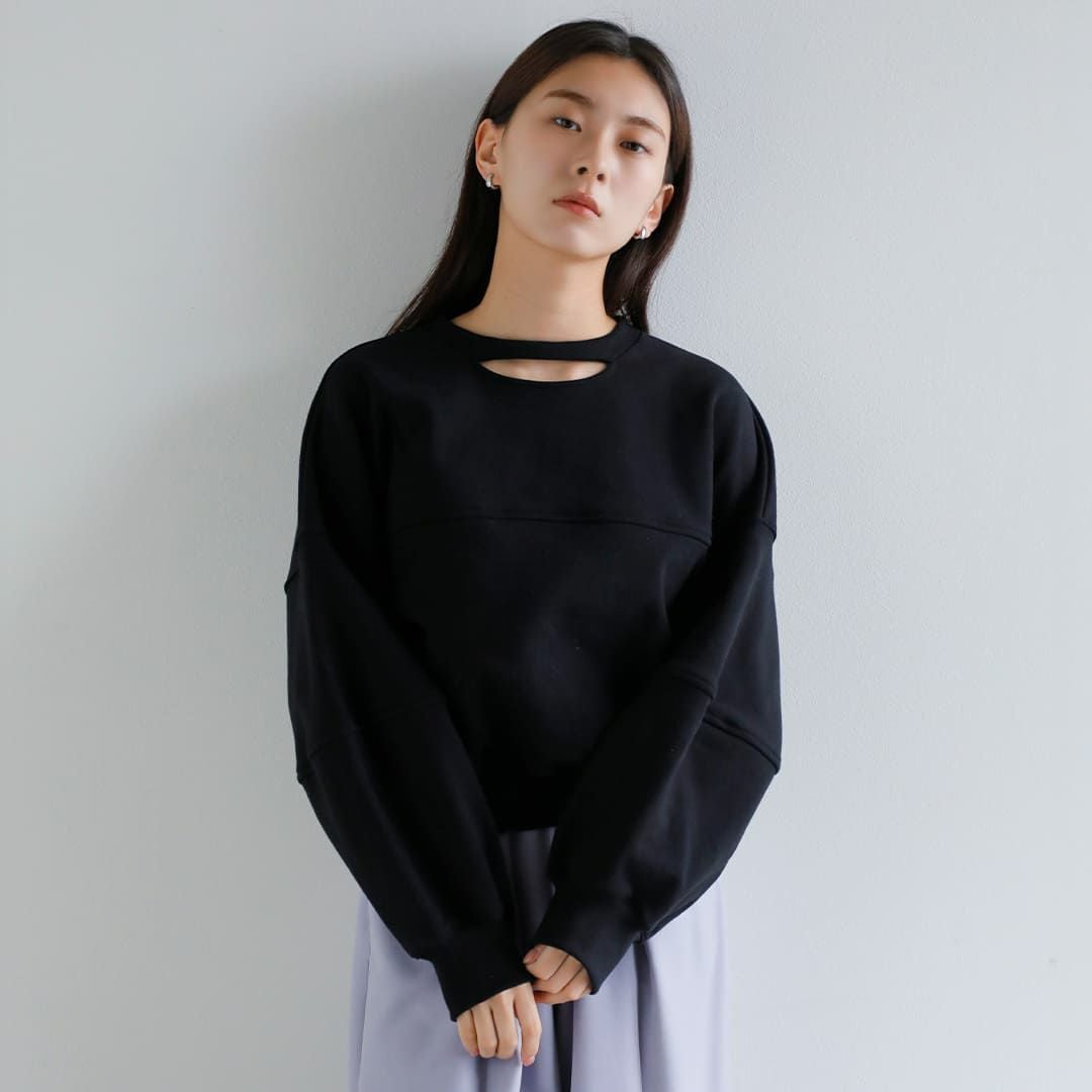 MANOF マノフ ムーン スリット スウェット トップス 80105-1053 2026ss