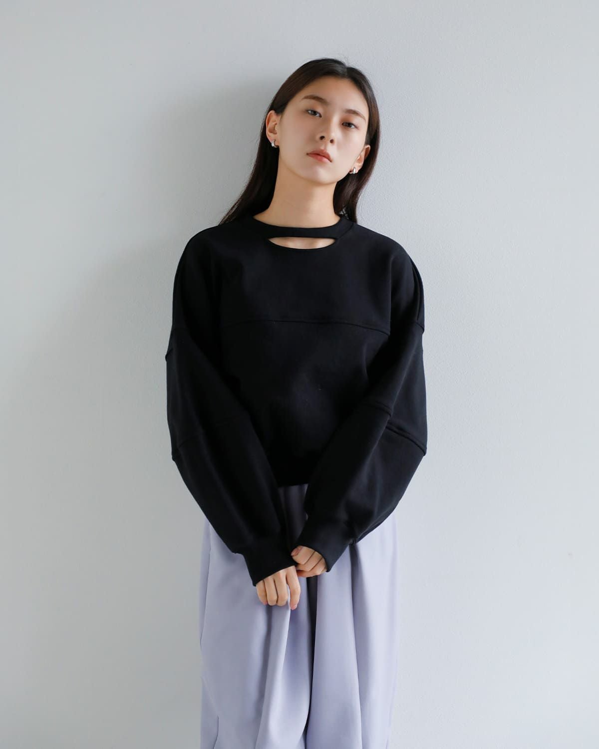 MANOF マノフ ムーン スリット スウェット トップス 80105-1053 2026ss