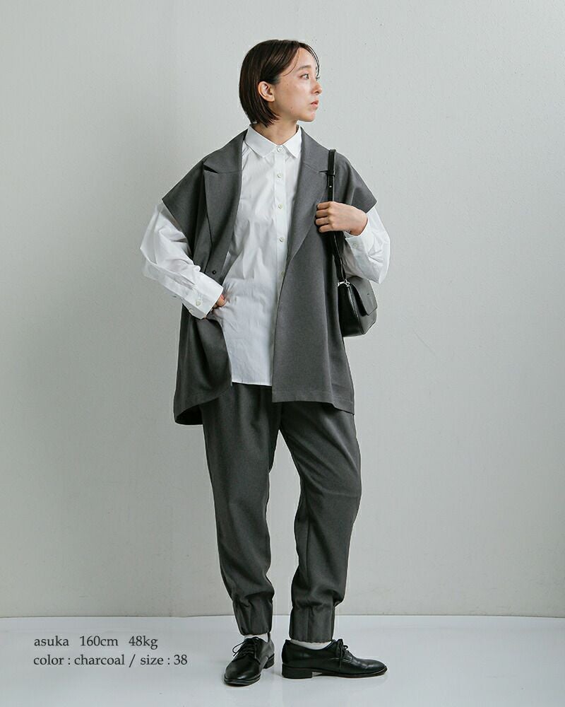 Si-Si-Si スースースー テーラード ベスト COLLARED VEST 2025-aw302