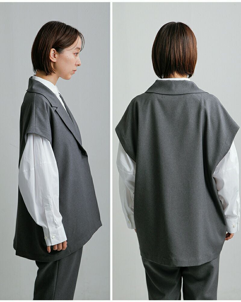 Si-Si-Si スースースー テーラード ベスト COLLARED VEST 2025-aw302