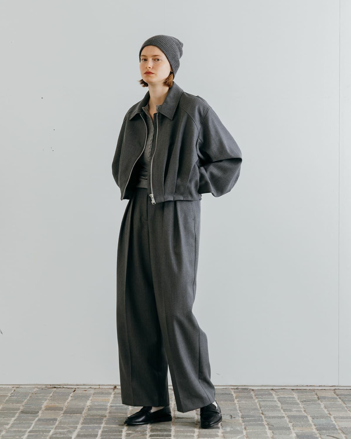 CREDONA クレドナ イチグン タック ジャケット ICHIGUN TUCK JACKET