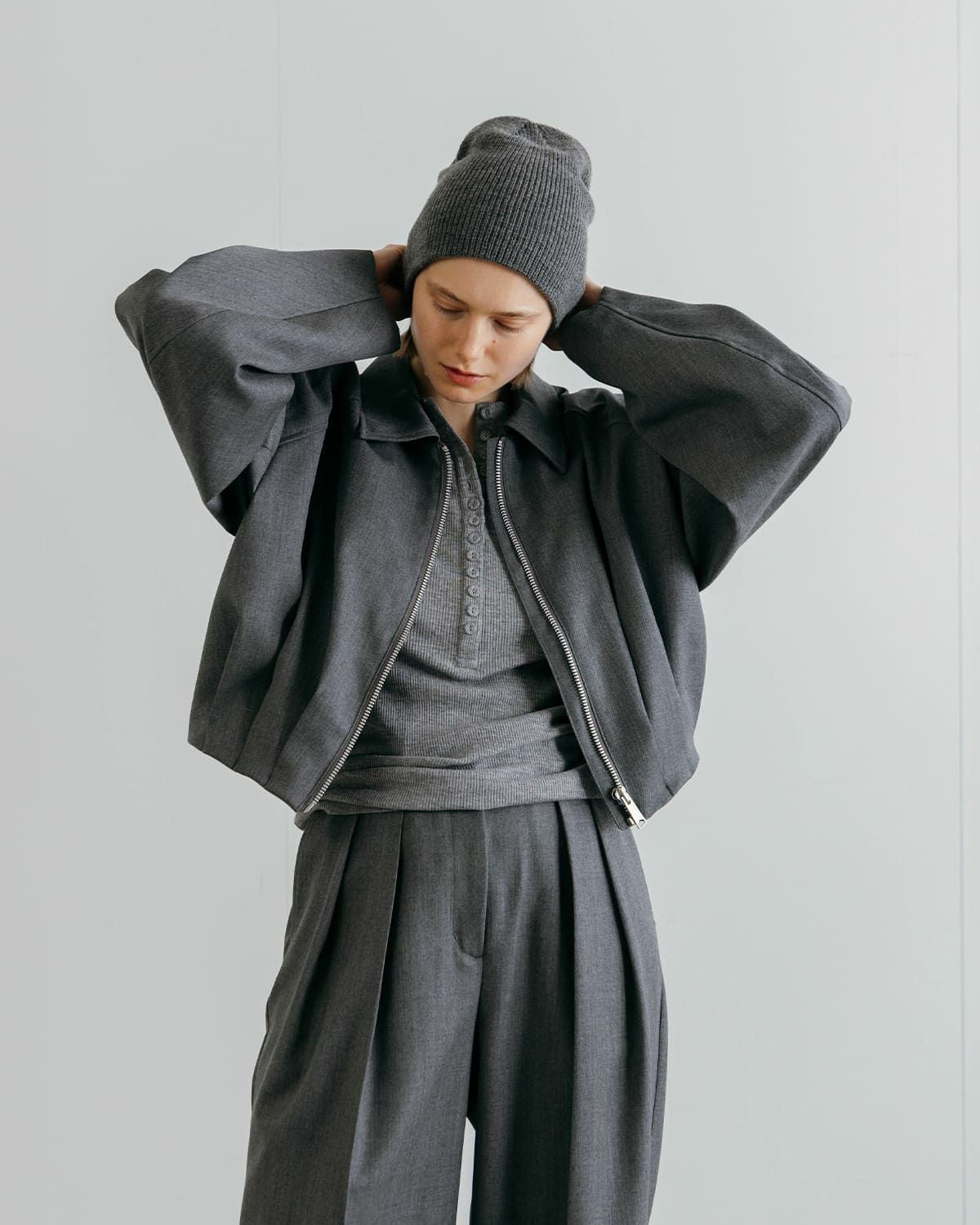 CREDONA クレドナ イチグン タック ジャケット ICHIGUN TUCK JACKET