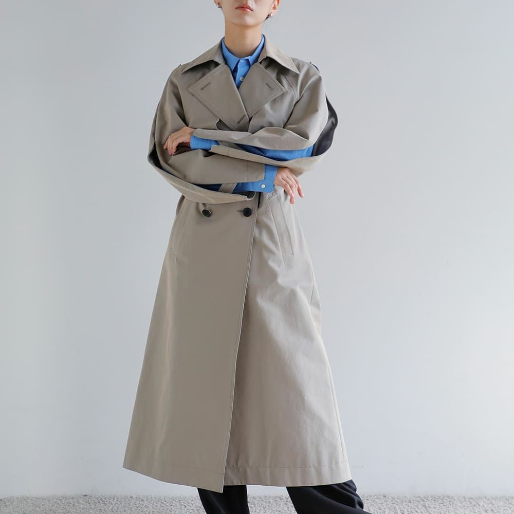 CINOH チノ ツイル トレンチコート “enso/円相” e-20-001 2026ss新作