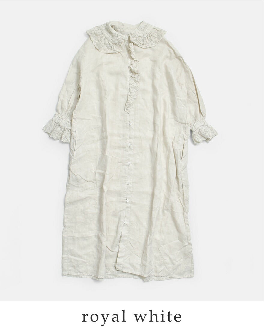 Gauze# ガーゼ フリル ブラウス リネン 麻 Gauze#（ガーゼ） リネンアンティーク フリルブラウス ameri ANTIQUE