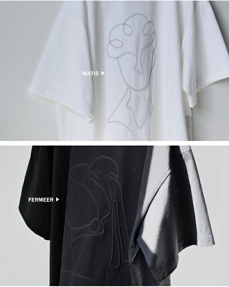 45rpm Tシャツ(サイズ１)■モダンアート/サイケ/ドット/コットンガーゼ Gauze# ガーゼ コットン アート Tシャツ ART T-SHIRT g1167 レディース