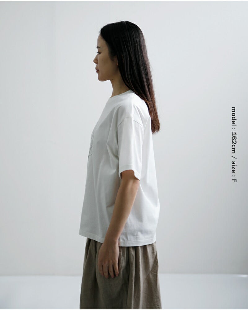 Gauze# ガーゼ コットン アート Tシャツ ART T-SHIRT g1167 レディース