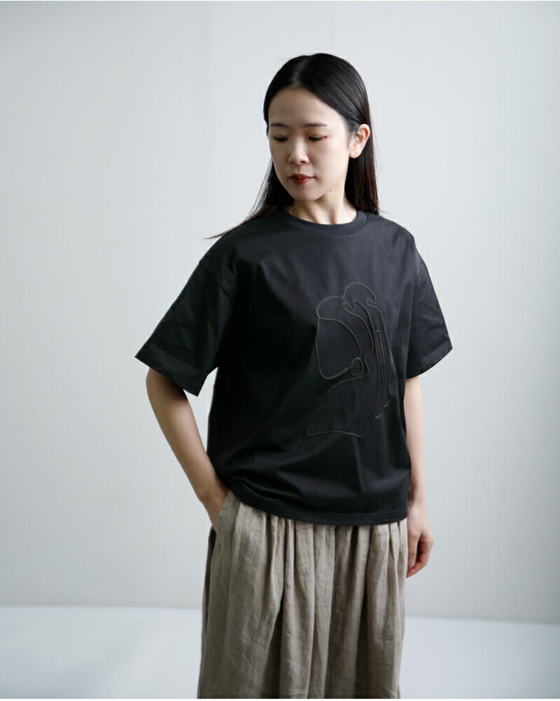 GAUZE ガーゼ 新品Tシャツ Gauze# ガーゼ コットン アート Tシャツ ART T-SHIRT g1167 レディース