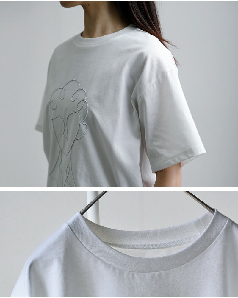 Gauze# ガーゼ コットン アート Tシャツ ART T-SHIRT g1167 レディース