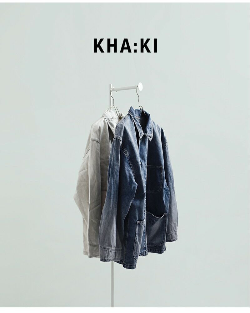 kha:ki カーキ 8ozライトルーズデニム カバーオール “LOOSE COEVERALL