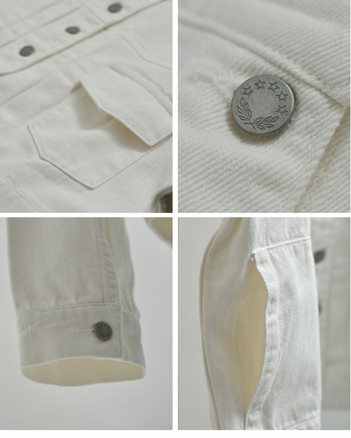 Si-Si-Si スースースー デニム バンドカラー ジャケット BASIC DENIM