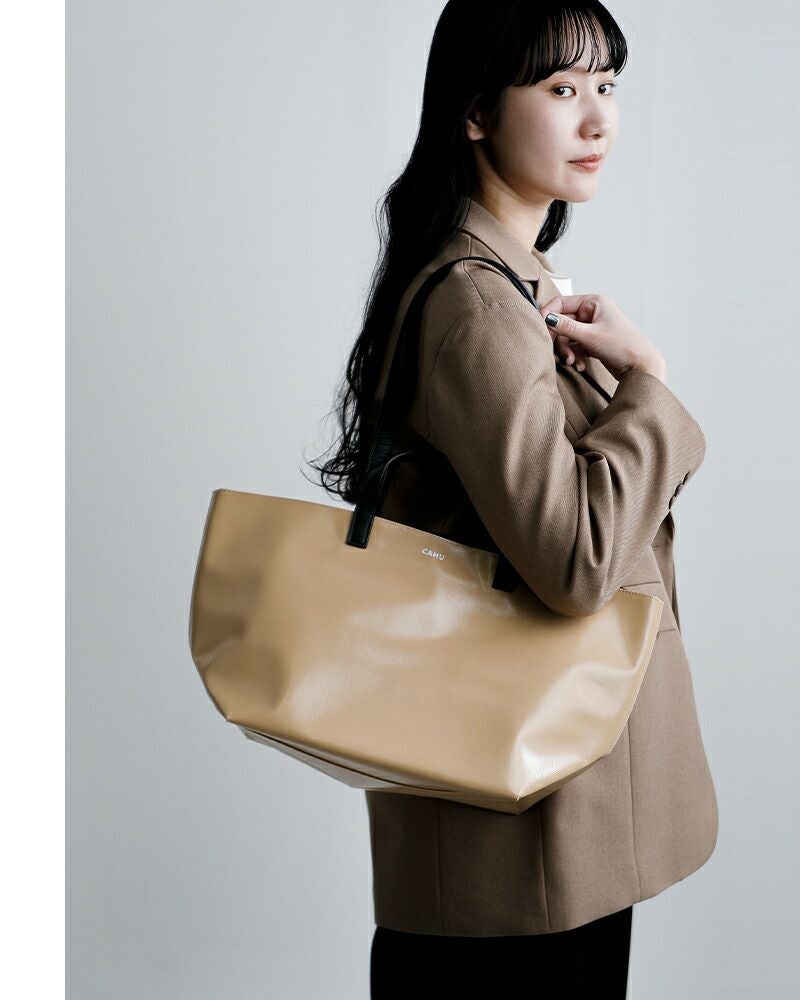 CAHU カウ プラティーク 2way トートバッグ S “Pratique Zip S