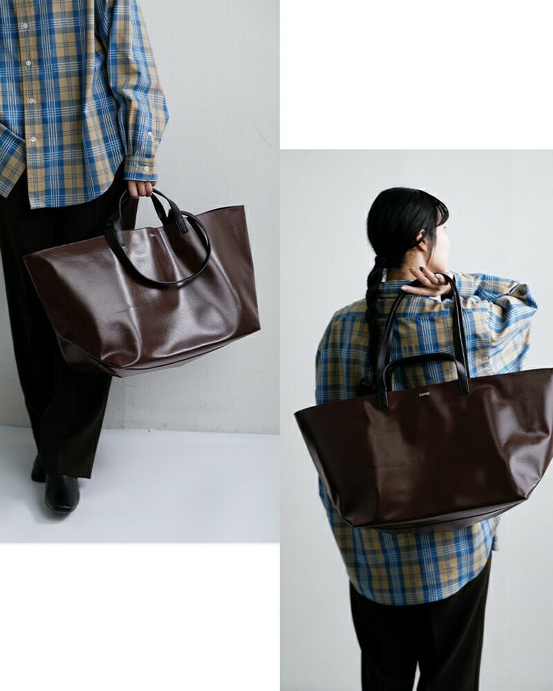 CAHU カウ プラティーク 2way トートバッグ M “Pratique Zip M