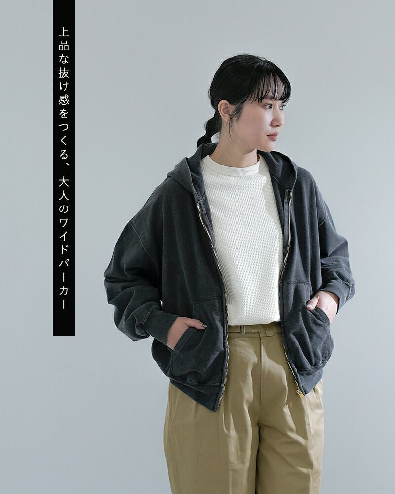 REMI RELIEF レミレリーフ SP加工スーピマ裏毛 ZIPパーカー rn30389107
