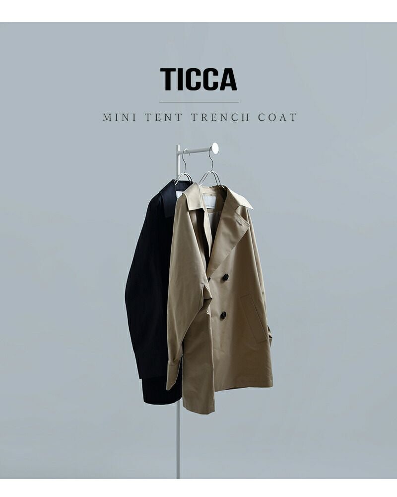 TICCA ティッカ ミニテント トレンチコート tbfs-162 レディース