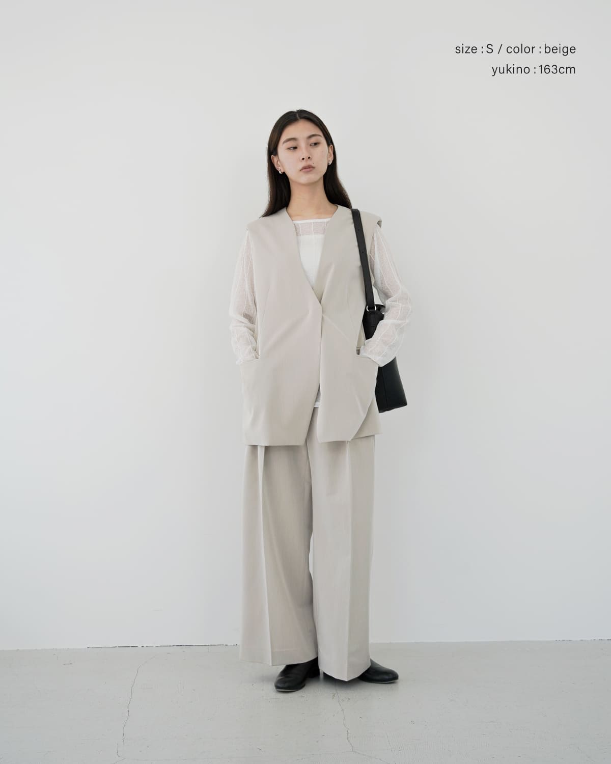 3こ1】【30%OFF】MANOF マノフ ベルト付き タックイン ワイドパンツ