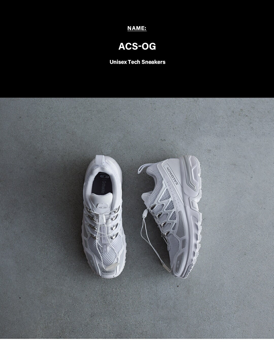 Salomon サロモン ACS+OG テック スニーカー acs-og ユニセックス