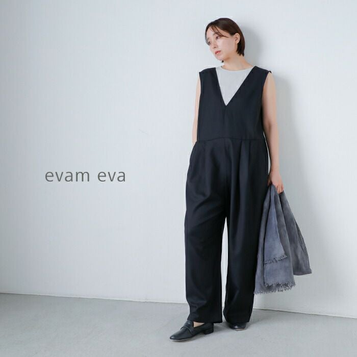 evam eva E183T159 ウールハイネックワイド ブラウス シャツ ブラック レディース エヴァムエヴァ【中古】5-1002T∞ 10163_thumbnail.jpg
