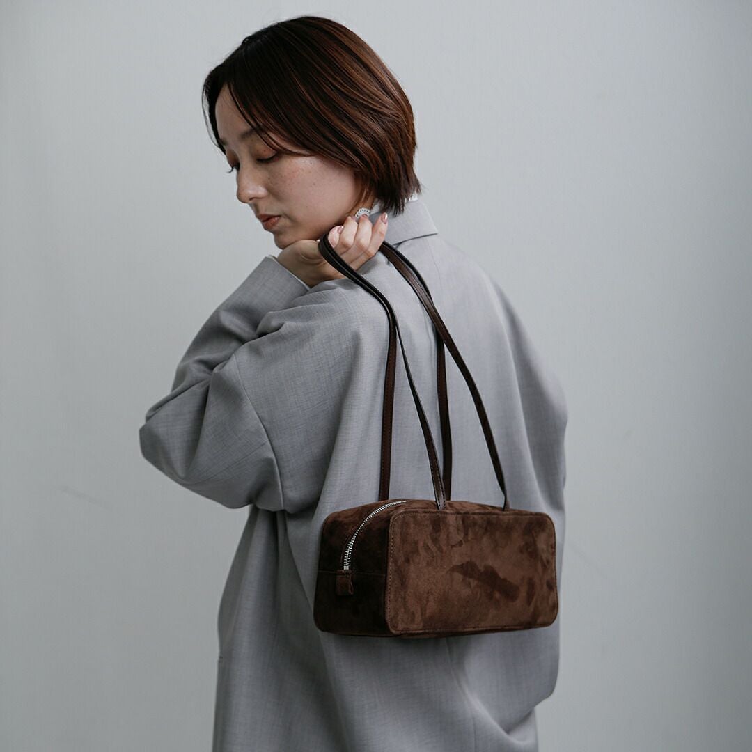 ARTESANOS アルテサノス スエードレザー スクエア ショルダーバッグ
