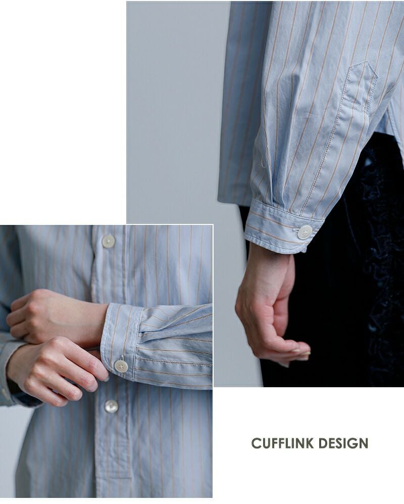 20%OFF】DANTON ダントン コットンポプリン バンドカラー シャツ dt
