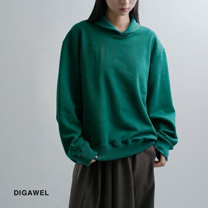 30%OFF】DIGAWEL ディガウェル コットン ショールカラー 長袖