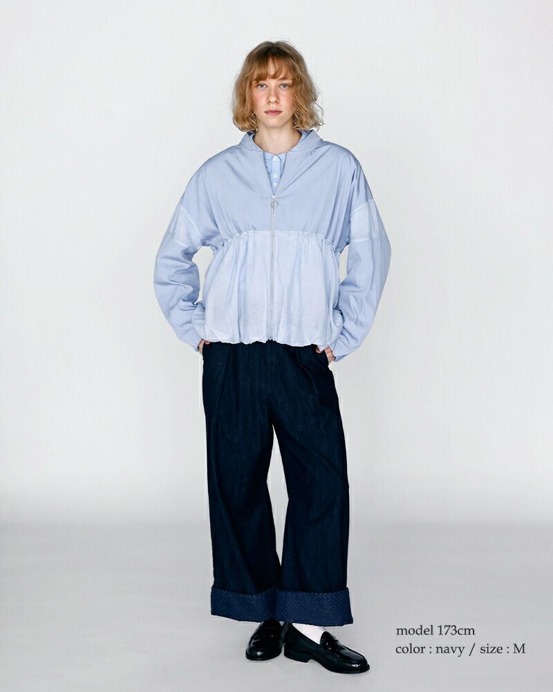 3こ1】【40%OFF】kelen ケレン ヘムダメージドットデザイン 切り替え