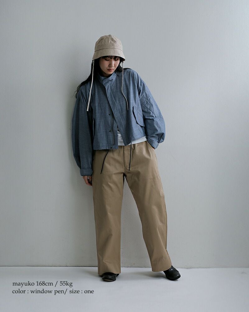 Nine Tailor ナインテイラー リネンコットン ハット “Horsetail Hat” n