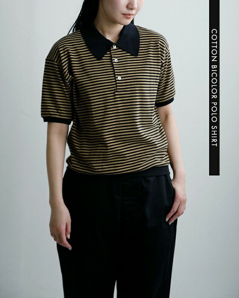 STAR＆STRIPE スターアンドストライプ コットン バイカラー ポロシャツ