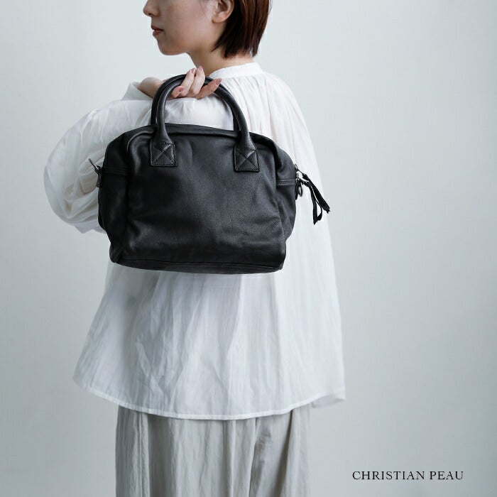 CHRISTIAN PEAU クリスチャンポー 2way カウレザー バッグ 06456-1-cp