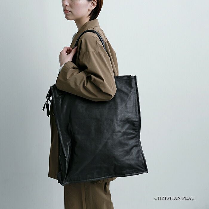 CHRISTIAN PEAU クリスチャンポー カウレザー トートバッグ 06472-3-cp
