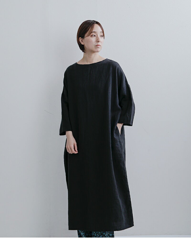 ドゥーズィエムクラス　tranquilknit プルオーバー リネン 黒 Deuxieme Classe（ドゥーズィエムクラス）の「tranquil knit プル